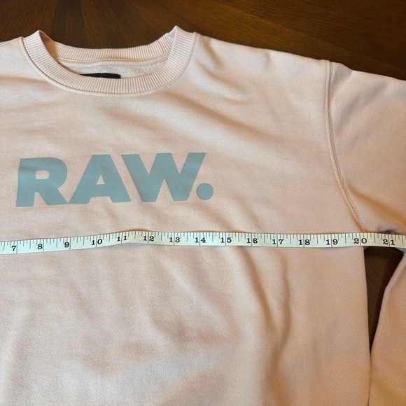 G-Star RAW Logo Sweatshirt | Blush Pink | Size S - Picture 9 of 14